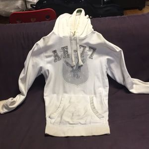 White American eagle hoodie